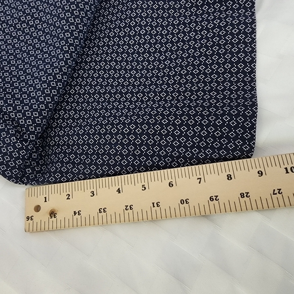 Mario Serrani  Diamond Print Blue Women's Bermuda Shorts Size 10 - Picture 6 of 7